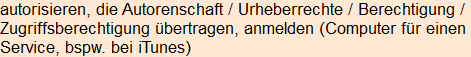 Moment bitte, deutsche Bedeutung nur für angemeldete Benutzer verzögerungsfrei.