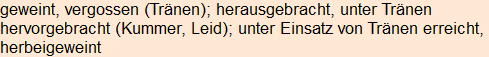 Moment bitte, deutsche Bedeutung nur für angemeldete Benutzer verzögerungsfrei.