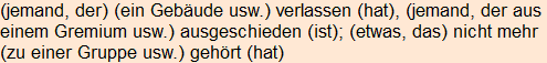 Moment bitte, deutsche Bedeutung nur für angemeldete Benutzer verzögerungsfrei.