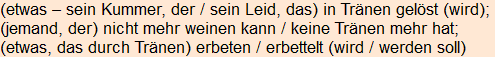 Moment bitte, deutsche Bedeutung nur für angemeldete Benutzer verzögerungsfrei.