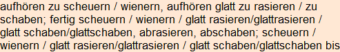 Moment bitte, deutsche Bedeutung nur für angemeldete Benutzer verzögerungsfrei.