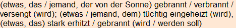 Moment bitte, deutsche Bedeutung nur für angemeldete Benutzer verzögerungsfrei.