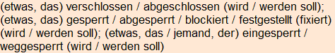 Moment bitte, deutsche Bedeutung nur für angemeldete Benutzer verzögerungsfrei.