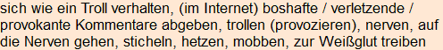 Moment bitte, deutsche Bedeutung nur für angemeldete Benutzer verzögerungsfrei.