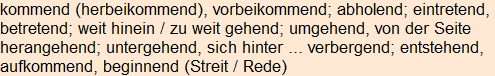 Moment bitte, deutsche Bedeutung nur für angemeldete Benutzer verzögerungsfrei.