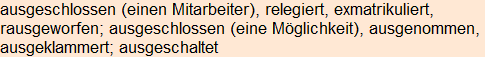 Moment bitte, deutsche Bedeutung nur für angemeldete Benutzer verzögerungsfrei.