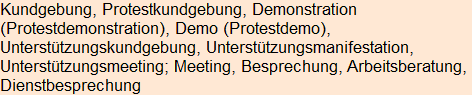 Moment bitte, deutsche Bedeutung nur für angemeldete Benutzer verzögerungsfrei.