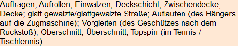 Moment bitte, deutsche Bedeutung nur für angemeldete Benutzer verzögerungsfrei.