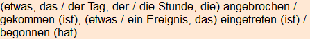 Moment bitte, deutsche Bedeutung nur für angemeldete Benutzer verzögerungsfrei.