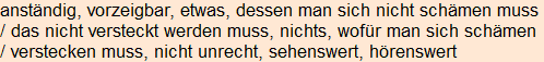 Moment bitte, deutsche Bedeutung nur für angemeldete Benutzer verzögerungsfrei.