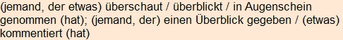 Moment bitte, deutsche Bedeutung nur für angemeldete Benutzer verzögerungsfrei.