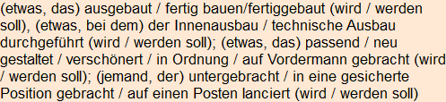 Moment bitte, deutsche Bedeutung nur für angemeldete Benutzer verzögerungsfrei.