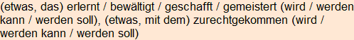 Moment bitte, deutsche Bedeutung nur für angemeldete Benutzer verzögerungsfrei.