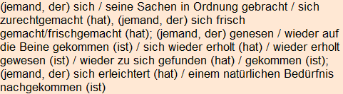 Moment bitte, deutsche Bedeutung nur für angemeldete Benutzer verzögerungsfrei.