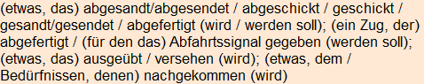 Moment bitte, deutsche Bedeutung nur für angemeldete Benutzer verzögerungsfrei.