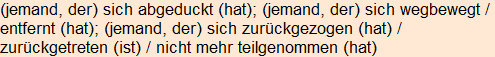 Moment bitte, deutsche Bedeutung nur für angemeldete Benutzer verzögerungsfrei.