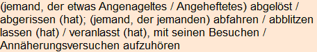 Moment bitte, deutsche Bedeutung nur für angemeldete Benutzer verzögerungsfrei.