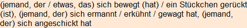 Moment bitte, deutsche Bedeutung nur für angemeldete Benutzer verzögerungsfrei.