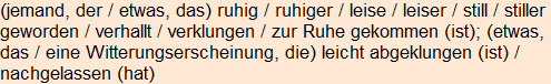 Moment bitte, deutsche Bedeutung nur für angemeldete Benutzer verzögerungsfrei.