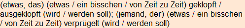Moment bitte, deutsche Bedeutung nur für angemeldete Benutzer verzögerungsfrei.