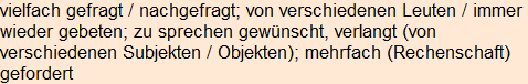 Moment bitte, deutsche Bedeutung nur für angemeldete Benutzer verzögerungsfrei.