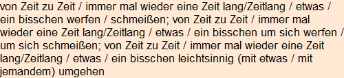 Moment bitte, deutsche Bedeutung nur für angemeldete Benutzer verzögerungsfrei.