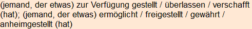 Moment bitte, deutsche Bedeutung nur für angemeldete Benutzer verzögerungsfrei.