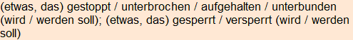 Moment bitte, deutsche Bedeutung nur für angemeldete Benutzer verzögerungsfrei.