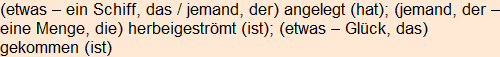 Moment bitte, deutsche Bedeutung nur für angemeldete Benutzer verzögerungsfrei.