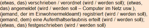 Moment bitte, deutsche Bedeutung nur für angemeldete Benutzer verzögerungsfrei.