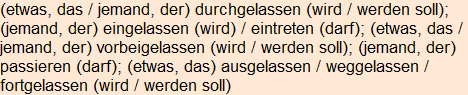 Moment bitte, deutsche Bedeutung nur für angemeldete Benutzer verzögerungsfrei.