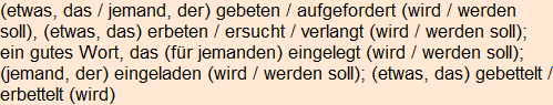 Moment bitte, deutsche Bedeutung nur für angemeldete Benutzer verzögerungsfrei.