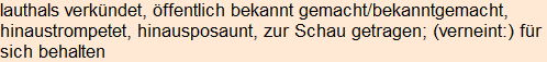 Moment bitte, deutsche Bedeutung nur für angemeldete Benutzer verzögerungsfrei.