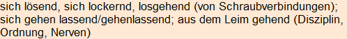 Moment bitte, deutsche Bedeutung nur für angemeldete Benutzer verzögerungsfrei.