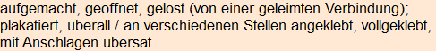 Moment bitte, deutsche Bedeutung nur für angemeldete Benutzer verzögerungsfrei.