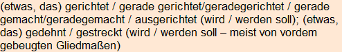 Moment bitte, deutsche Bedeutung nur für angemeldete Benutzer verzögerungsfrei.