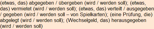 Moment bitte, deutsche Bedeutung nur für angemeldete Benutzer verzögerungsfrei.