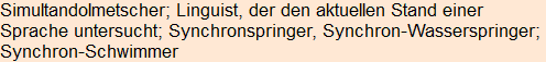 Moment bitte, deutsche Bedeutung nur für angemeldete Benutzer verzögerungsfrei.