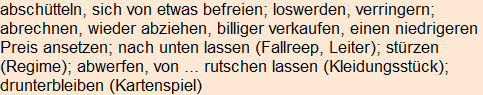 Moment bitte, deutsche Bedeutung nur für angemeldete Benutzer verzögerungsfrei.