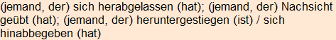 Moment bitte, deutsche Bedeutung nur für angemeldete Benutzer verzögerungsfrei.