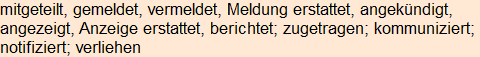 Moment bitte, deutsche Bedeutung nur für angemeldete Benutzer verzögerungsfrei.