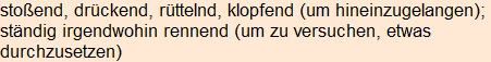 Moment bitte, deutsche Bedeutung nur für angemeldete Benutzer verzögerungsfrei.