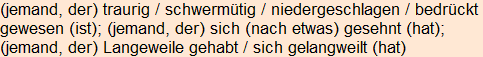 Moment bitte, deutsche Bedeutung nur für angemeldete Benutzer verzögerungsfrei.