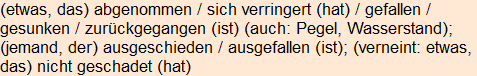 Moment bitte, deutsche Bedeutung nur für angemeldete Benutzer verzögerungsfrei.