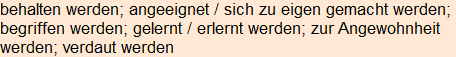 Moment bitte, deutsche Bedeutung nur für angemeldete Benutzer verzögerungsfrei.