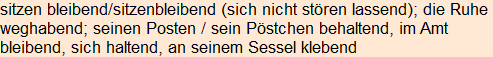 Moment bitte, deutsche Bedeutung nur für angemeldete Benutzer verzögerungsfrei.