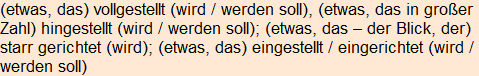 Moment bitte, deutsche Bedeutung nur für angemeldete Benutzer verzögerungsfrei.