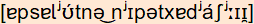 phonetische Transkription