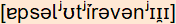 phonetische Transkription