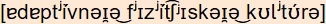 phonetische Transkription